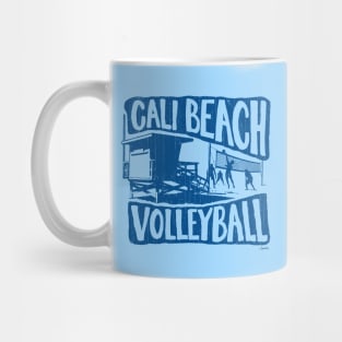 Cali Beach Volleyball (Blue) Mug